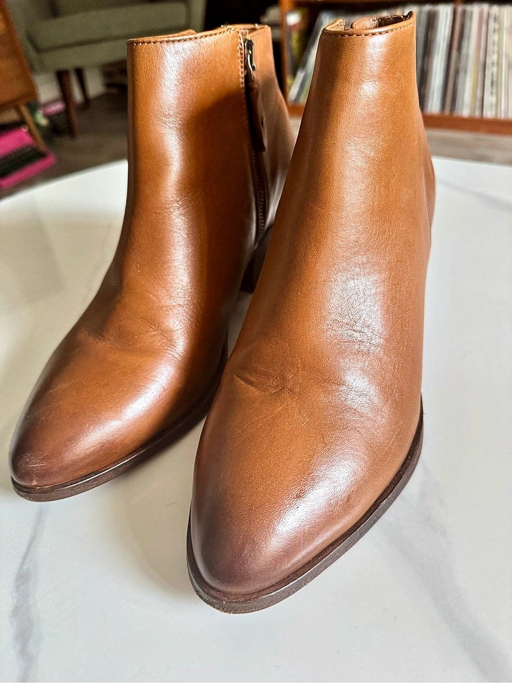 Thursday Boot Company Downtown Bootie Women's Brown Ankle Boots US 9.5